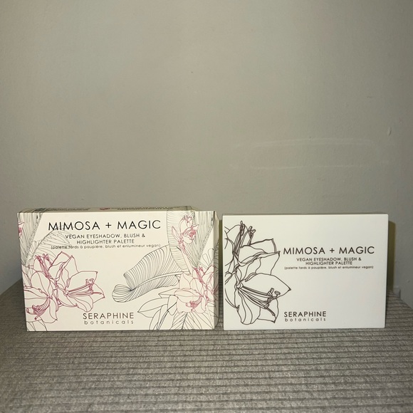 Seraphine Botanicals Mimosa+Magic-Vegan Eyeshadow, Blush & Highlighter Palette. - Picture 2 of 4